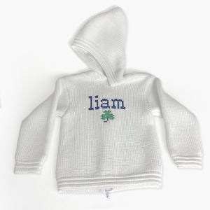 Baby Cross Stitch Personalized Sweater