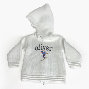 Baby Cross Stitch Personalized Sweater