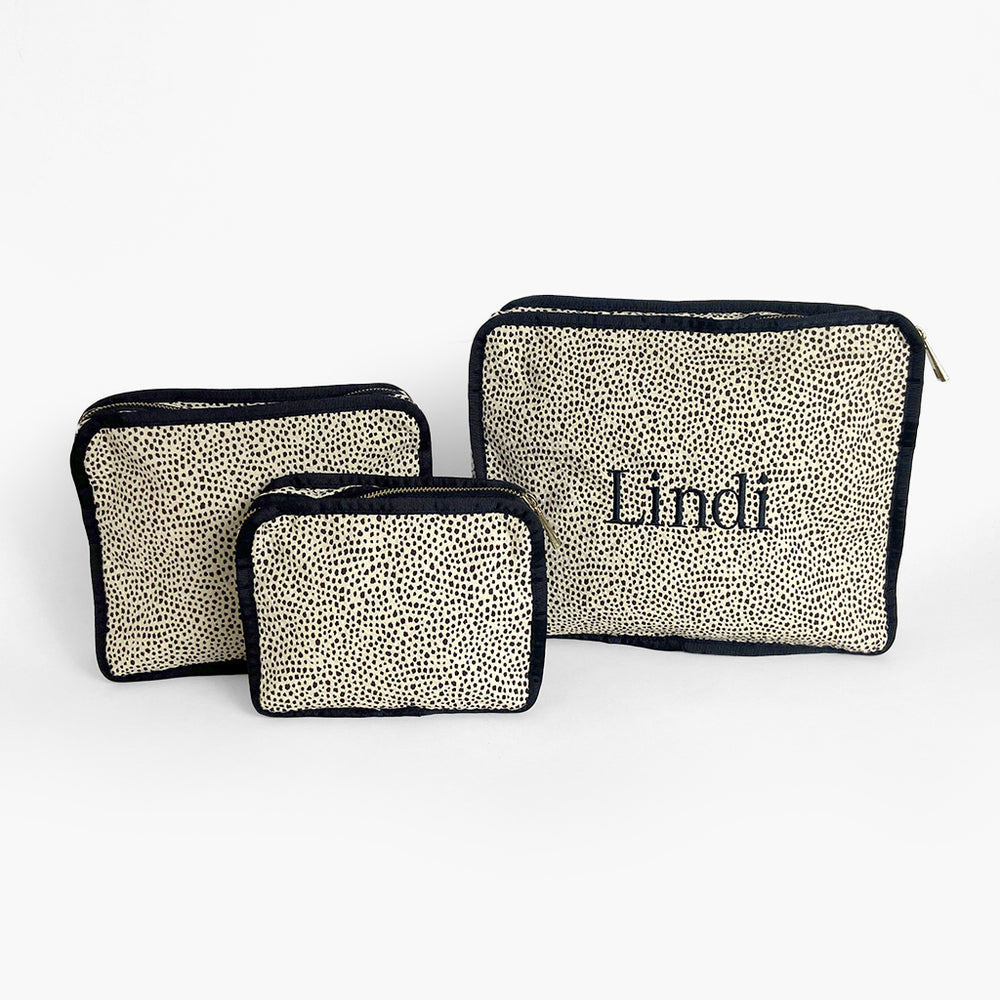 Stacking Travel Set - Cheetah Print