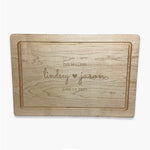 Personalized Maple Wedding Board