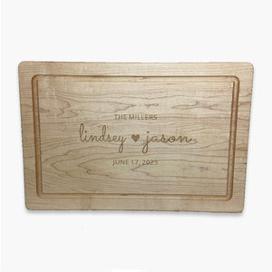 Personalized Maple Wedding Board