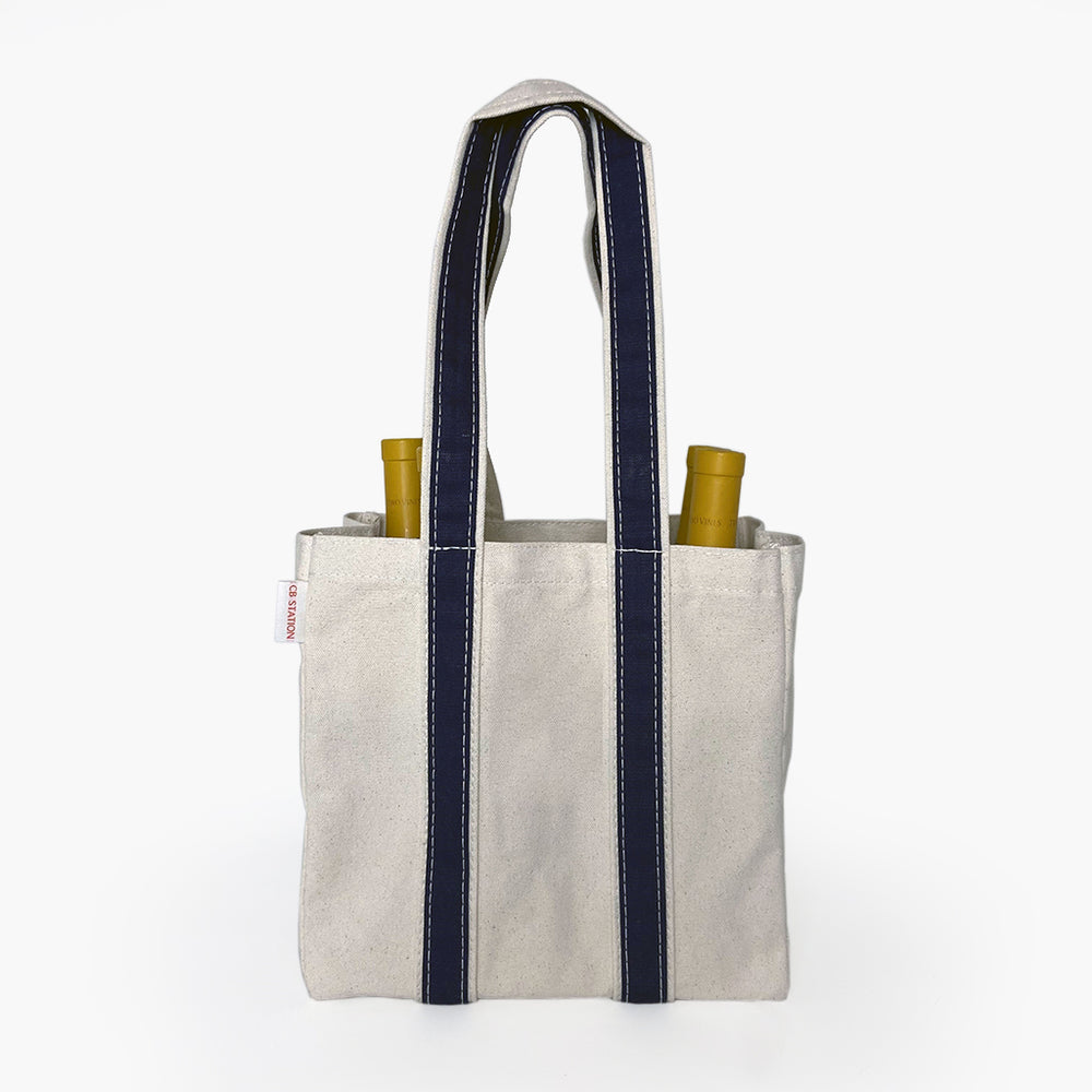 Wine Tote with Initials